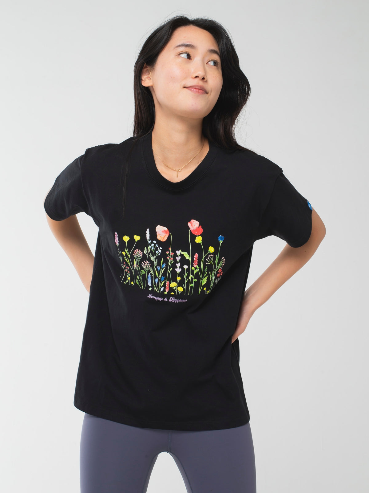 Wildflower T-shirts Black